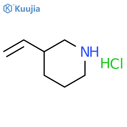 3-vinylpiperidine;hydrochloride structure