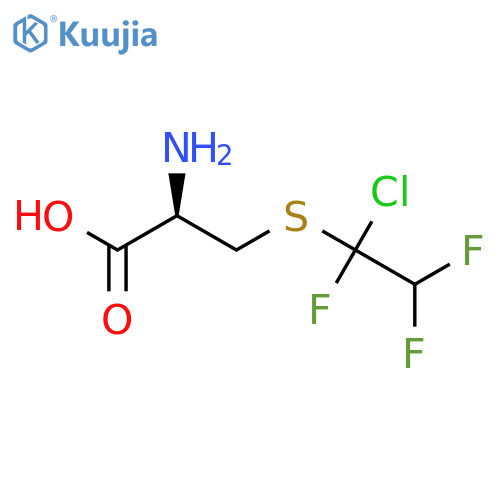 L-Cysteine, S-(1-chloro-1,2,2-trifluoroethyl)- structure
