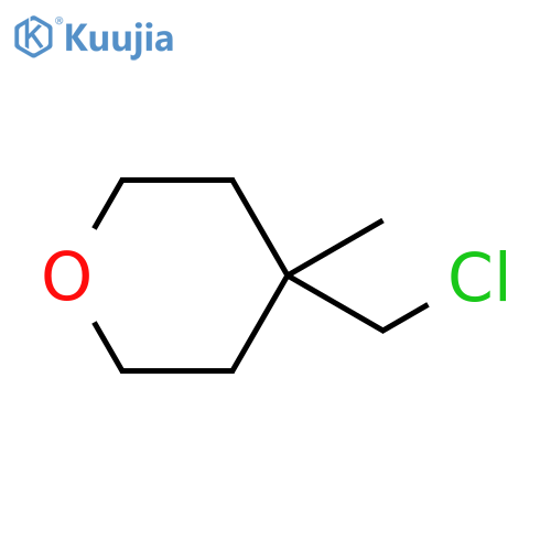 2H-Pyran, 4-(chloromethyl)tetrahydro-4-methyl- structure