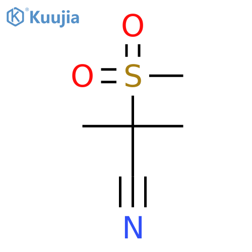 2-Methanesulfonyl-2-Methylpropanenitrile structure
