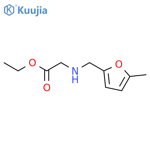 Glycine, N-[(5-methyl-2-furanyl)methyl]-, ethyl ester structure