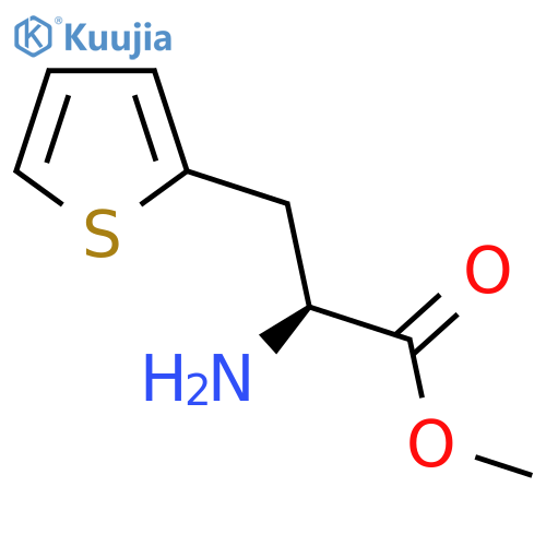Methyl (2S)-2-amino-3-(thiophen-2-yl)propanoate structure