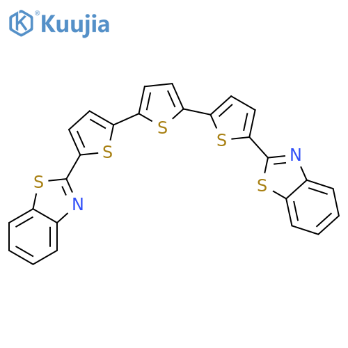 Benzothiazole, 2,2'-[2,2':5',2''-terthiophene]-5,5''-diylbis- structure