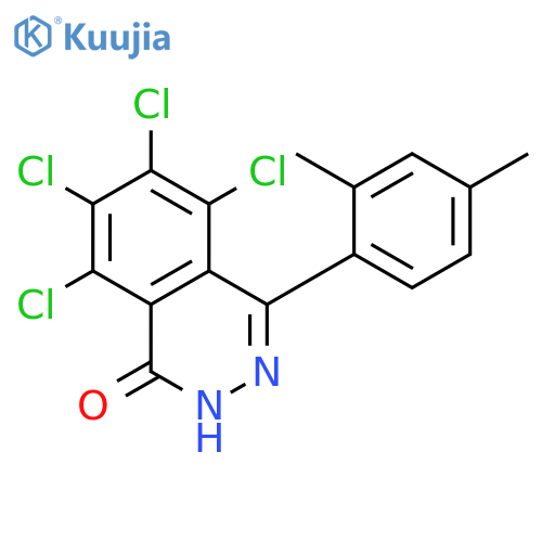 1(2H)-Phthalazinone, 5,6,7,8-tetrachloro-4-(2,4-dimethylphenyl)- structure