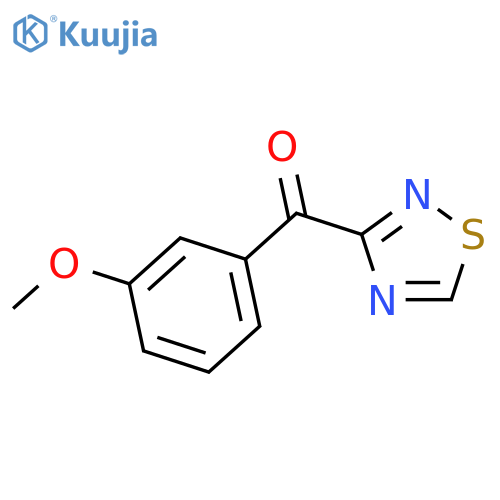 Methanone, (3-methoxyphenyl)-1,2,4-thiadiazol-3-yl- structure
