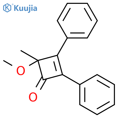 2-Cyclobuten-1-one, 4-methoxy-4-methyl-2,3-diphenyl- structure