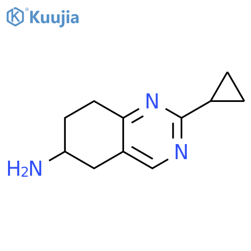 6-Quinazolinamine, 2-cyclopropyl-5,6,7,8-tetrahydro- structure