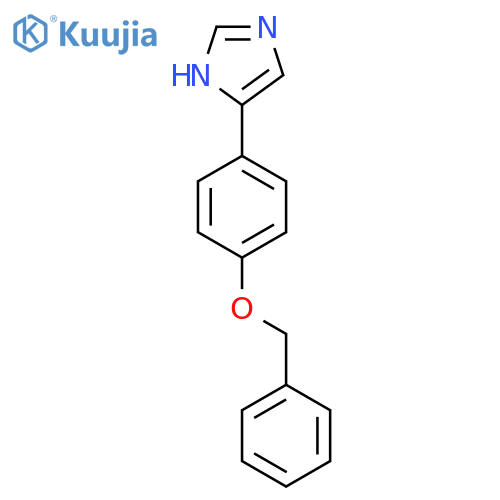 4-4-(benzyloxy)phenyl-1H-imidazole structure