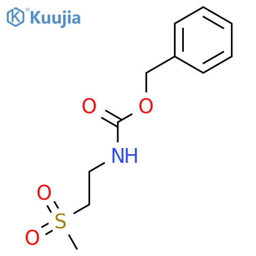 2-(Methylsulfonyl)ethylcarbamic Acid Benzyl Ester structure