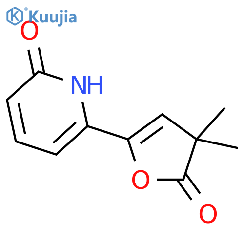2(1H)-Pyridinone,6-(4,5-dihydro-4,4-dimethyl-5-oxo-2-furanyl)- structure