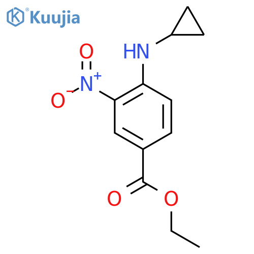 Ethyl 4-(cyclopropylamino)-3-nitrobenzoate structure