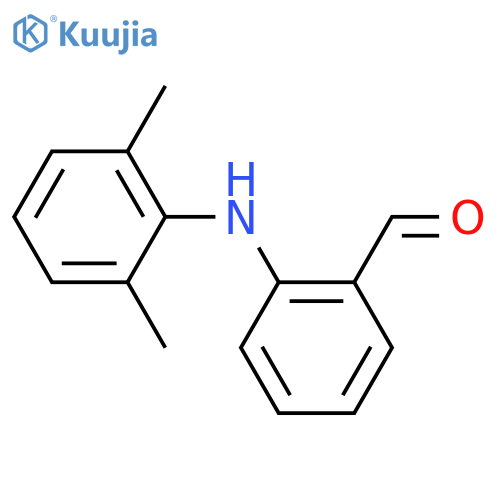 Benzaldehyde, 2-[(2,6-dimethylphenyl)amino]- structure