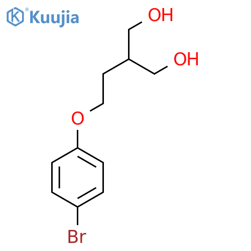 2-(2-(4-Bromophenoxy)ethyl)propane-1,3-diol structure