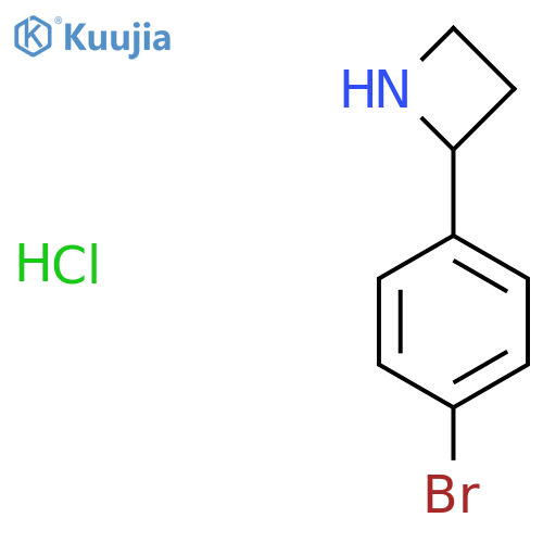 2-(4-bromophenyl)azetidine hydrochloride structure