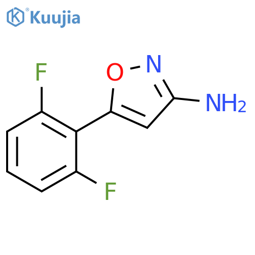 5-(2,6-difluorophenyl)-1,2-oxazol-3-amine structure