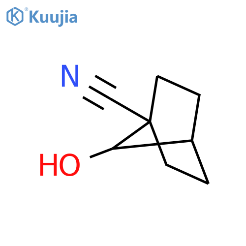 Bicyclo[2.2.1]heptane-1-carbonitrile, 7-hydroxy- structure