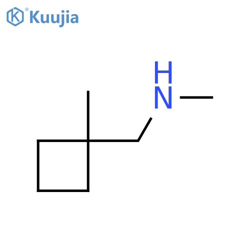 N-methyl-1-(1-methylcyclobutyl)methanamine structure