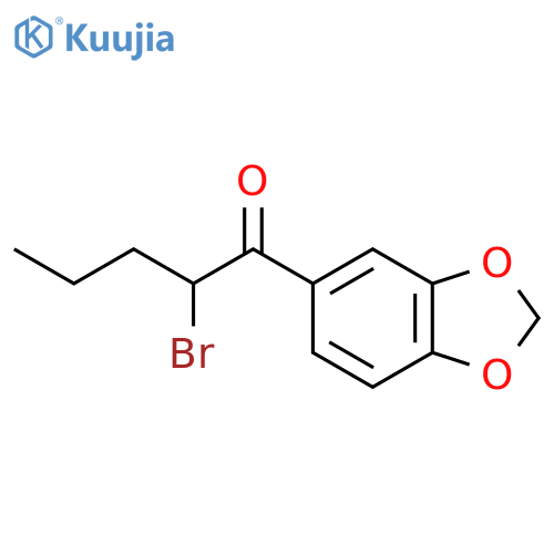 (+/-)-1-(1,3-Benzodioxol-5-yl)-2-broMo-1-pentanone structure