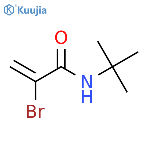 2-Propenamide, 2-bromo-N-(1,1-dimethylethyl)- structure