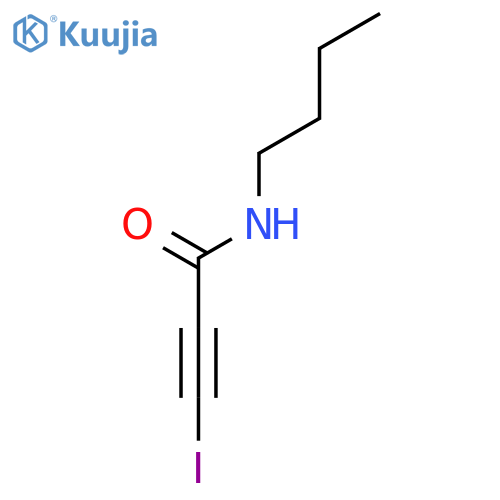 2-Propynamide, N-butyl-3-iodo- structure