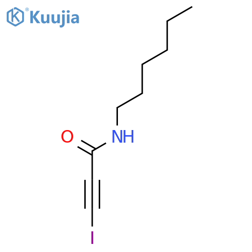 2-Propynamide, N-hexyl-3-iodo- structure