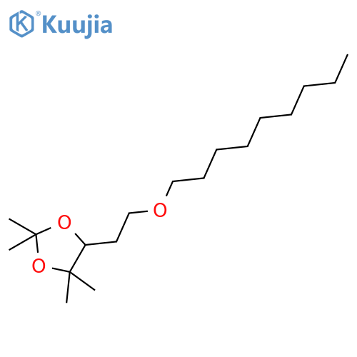 1,3-Dioxolane, 2,2,4,4-tetramethyl-5-[2-(nonyloxy)ethyl]- structure