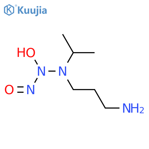 1-Propanamine,3-[2-hydroxy-1-(1-methylethyl)-2-nitrosohydrazinyl]- structure