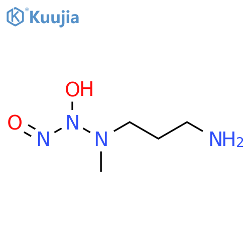 1-Propanamine, 3-(2-hydroxy-1-methyl-2-nitrosohydrazino)- structure