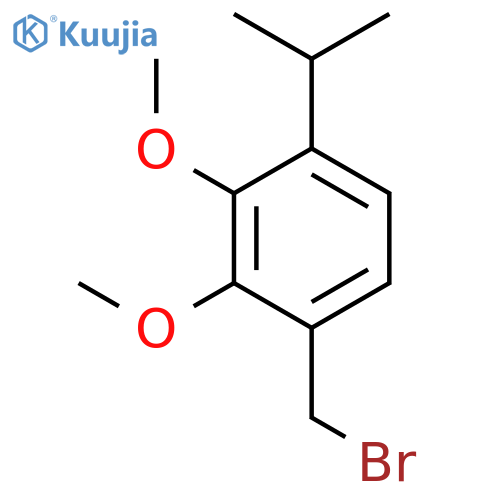 Benzene, 1-(bromomethyl)-2,3-dimethoxy-4-(1-methylethyl)- structure