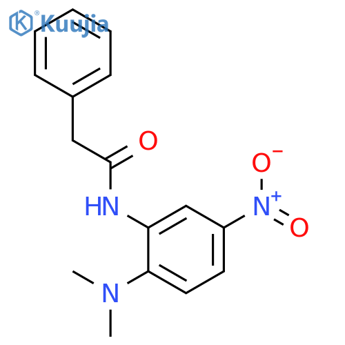 Benzeneacetamide, N-[2-(dimethylamino)-5-nitrophenyl]- structure