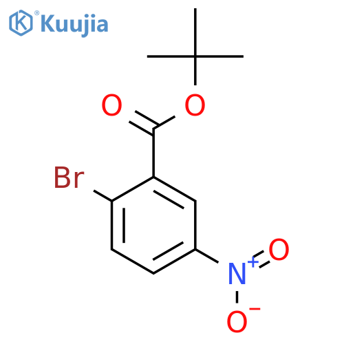 2-Bromo-5-nitrobenzoic acid tert-butyl ester structure