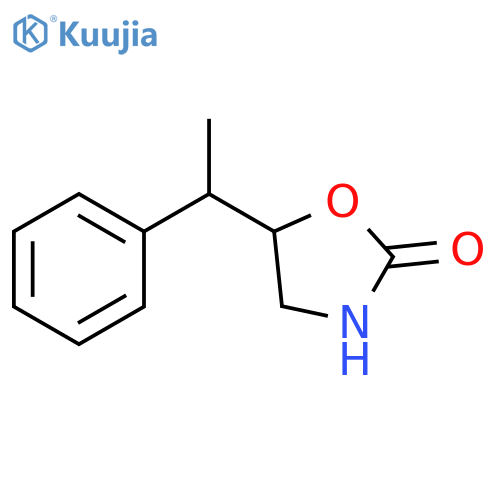 5-(1-phenylethyl)-1,3-oxazolidin-2-one structure