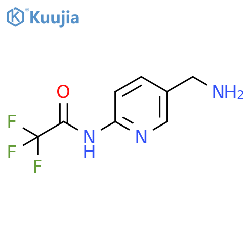 N-5-(aminomethyl)pyridin-2-yl-2,2,2-trifluoroacetamide structure