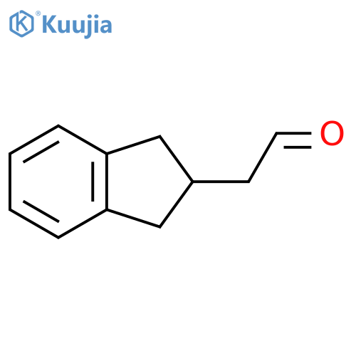 2-indan-2-ylacetaldehyde structure