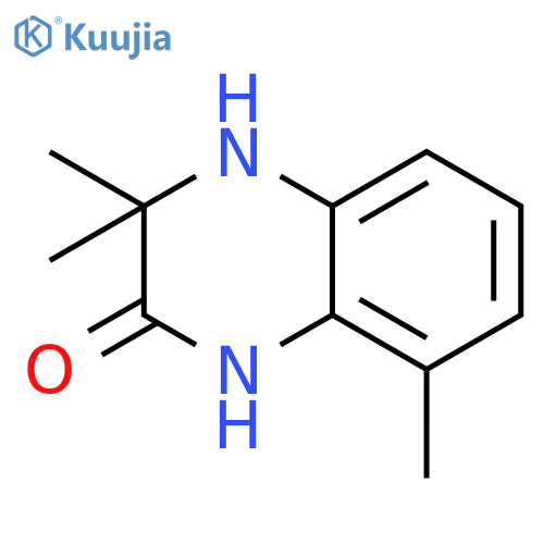2(1H)-Quinoxalinone,3,4-dihydro-3,3,8-trimethyl- structure
