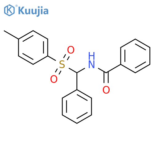 N-(Phenyl(tosyl)methyl)benzamide structure