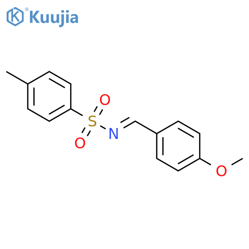N-[(4-methoxyphenyl)methylidene]-4-methylbenzenesulfonamide structure