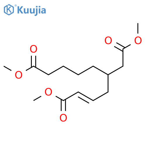 2-Decenedioic acid, 5-(2-methoxy-2-oxoethyl)-, dimethyl ester, (E)- structure