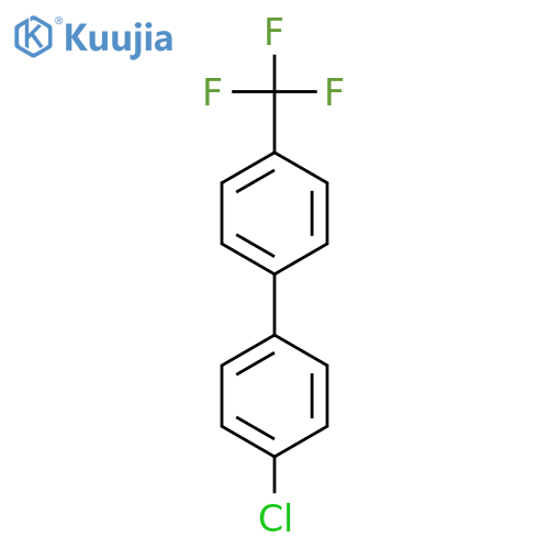 1,1'-Biphenyl, 4-chloro-4'-(trifluoromethyl)- structure