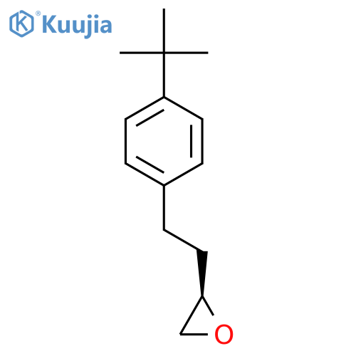 Oxirane, [2-[4-(1,1-dimethylethyl)phenyl]ethyl]-, (R)- structure
