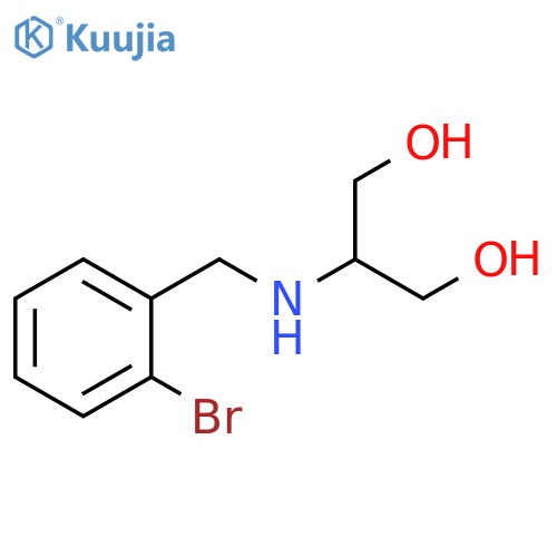 2-{(2-bromophenyl)methylamino}propane-1,3-diol structure