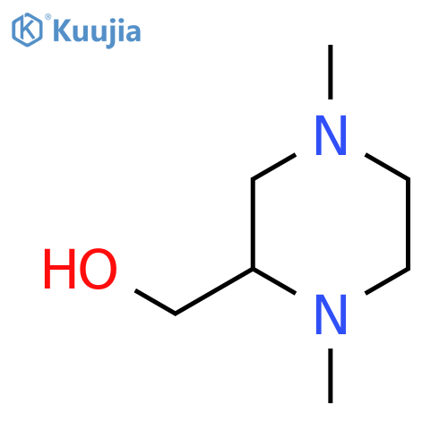 (1,4-Dimethylpiperazin-2-yl)methanol structure