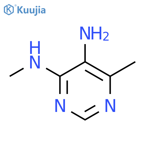 4,5-Pyrimidinediamine,N4,6-dimethyl- structure