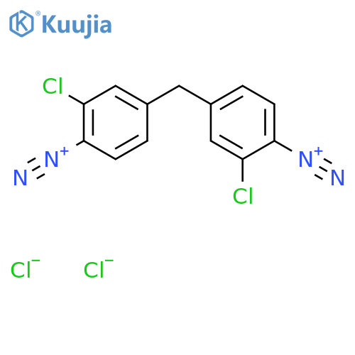 Benzenediazonium, 4,4'-methylenebis[2-chloro-, dichloride structure