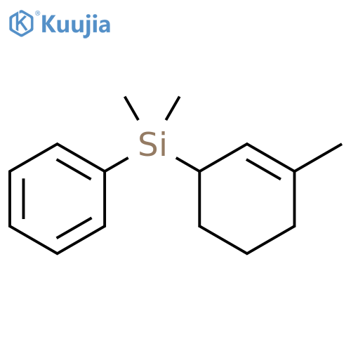 Silane, dimethyl(3-methyl-2-cyclohexen-1-yl)phenyl- structure