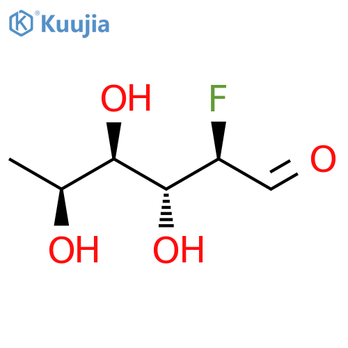 L-Talose, 2,6-dideoxy-2-fluoro- structure