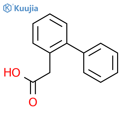 2-(2-phenylphenyl)acetic acid structure