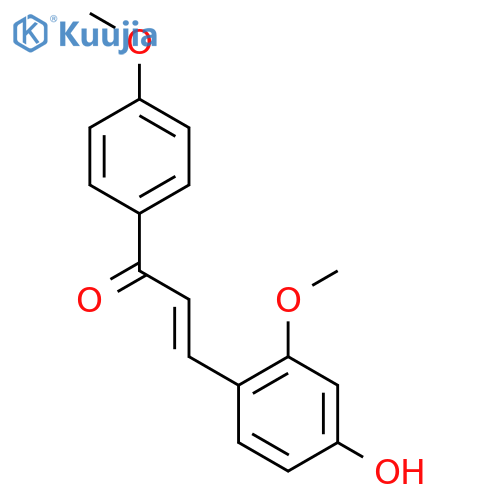2-Propen-1-one,3-(4-hydroxy-2-methoxyphenyl)-1-(4-methoxyphenyl)-, (2E)- structure