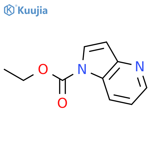 1H-Pyrrolo[3,2-b]pyridine-1-carboxylic acid, ethyl ester structure