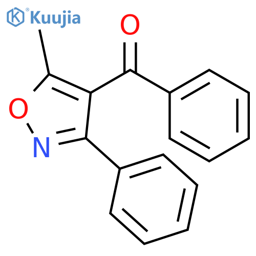 Methanone,(5-methyl-3-phenyl-4-isoxazolyl)phenyl- structure